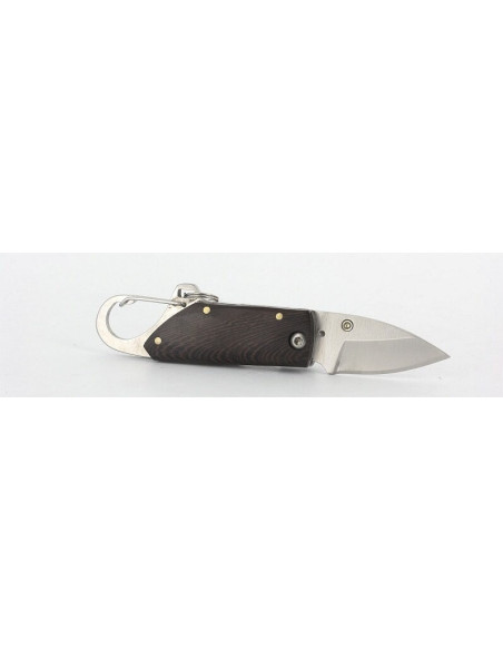 Herbertz 201505 folding knife steel handle 5cm Japanese wood