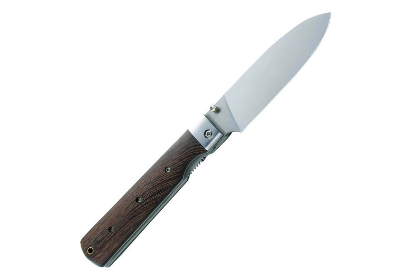 Herbertz folding knife 251314 steel 440 handle 14cm Japanese wood
