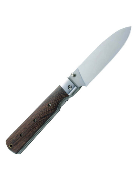 Herbertz cuchillo plegable 251314 acero 440 14cm mango madera japonesa