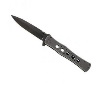 Faca dobrável Herbertz 227815 em aço com cabo metálico de 15 cm e clip 2