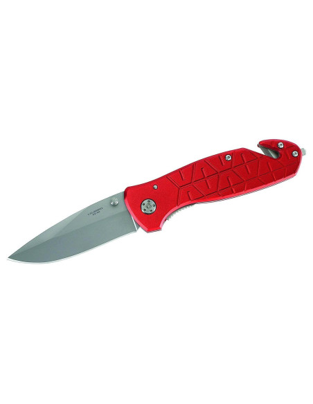 Herbertz 200911 foldekniv 12 cm rødt skaft + sikkerhetsfunksjoner