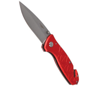 Herbertz 200911 cuchillo plegable 12cm mango rojo + características de seguridad 2