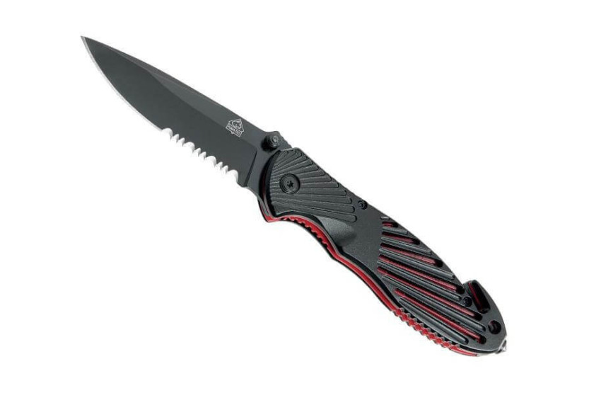 Puma Tec 319911 coltello pieghevole 11cm manico in alluminio + funzione di sicurezza