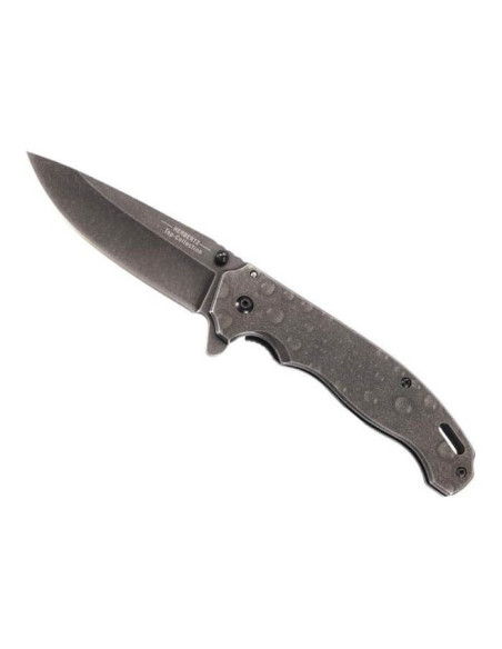 Herbertz Top Collection 532412 vouwmes 12cm stonewashed stalen handvat + etui