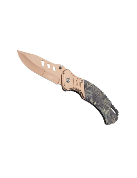 Klappmesser Herbertz 575612 bronziert Griff 11.5cm Camouflage + Etui