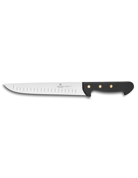 Dumas Affil 32 coltello da macellaio in acciaio inox con fossette 3 rivetti manico da 23 cm