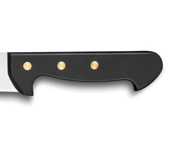 Dumas Affil 32 cuchillo de carnicero de acero inoxidable con borde granton 3 remaches 23cm mango 2