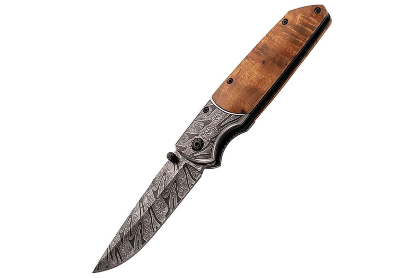 Herbertz foldekniv nr. 584912 12 cm med skaft av trerot