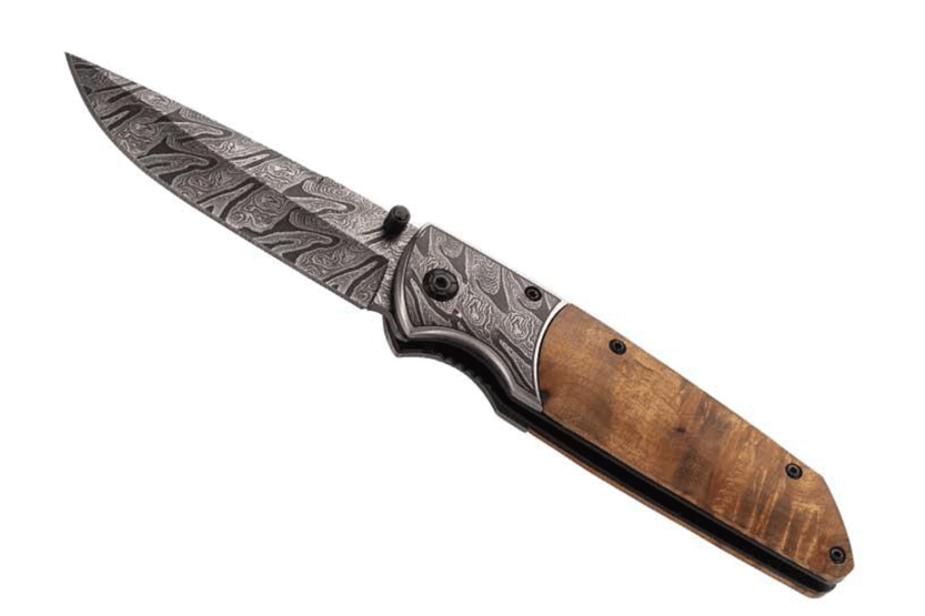 Coltello pieghevole Herbertz n°584912 12cm manico in radice di legno