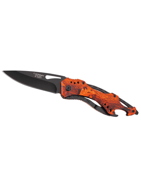 Herbertz foldekniv 580312 glat blad orange håndtag 12cm