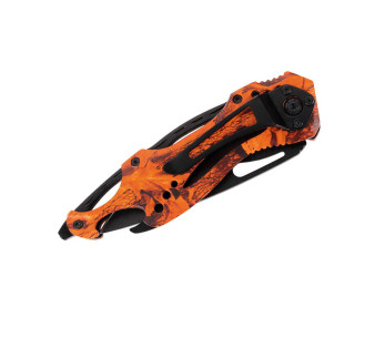 Herbertz foldekniv 580312 glatt blad oransje skaft 12 cm 2