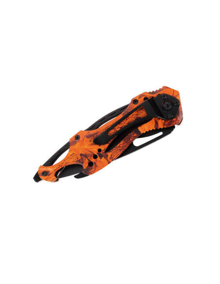 Herbertz foldekniv 580312 glat blad orange håndtag 12cm