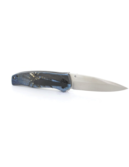 Herbertz folding knife n°575412 stainless steel handle 12cm spider design