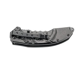 Cuchillo plegable Herbertz 11.5cm mango de aluminio diseño dragón 2