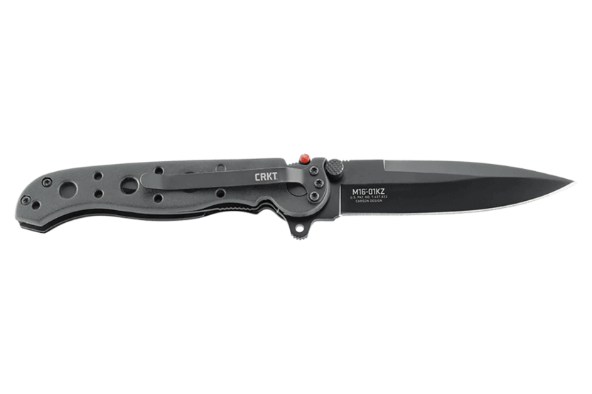 CRKT M16-01KZ folding knife black blade nylon and fiberglass handle 10cm