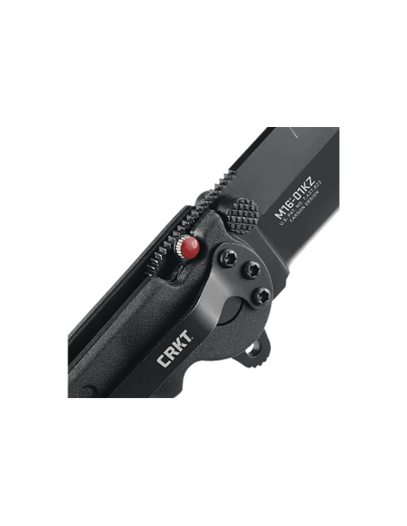 CRKT M16-01KZ foldekniv med svart blad i nylon og glassfiberhåndtak 10 cm