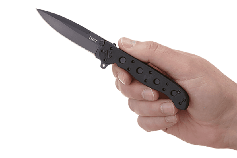 CRKT M16-01KZ foldekniv med svart blad i nylon og glassfiberhåndtak 10 cm