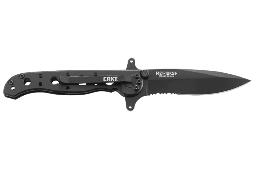 CRKT M21-10KSF coltello pieghevole 10cm manico in acciaio inox nero