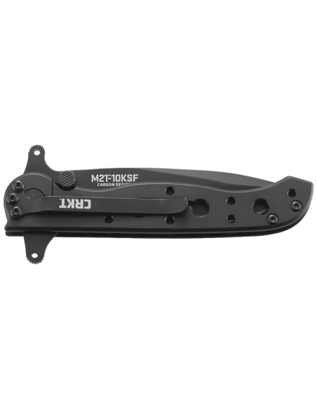 CRKT M21-10KSF coltello pieghevole 10cm manico in acciaio inox nero