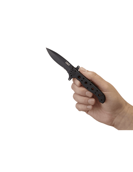 CRKT M21-10KSF coltello pieghevole 10cm manico in acciaio inox nero
