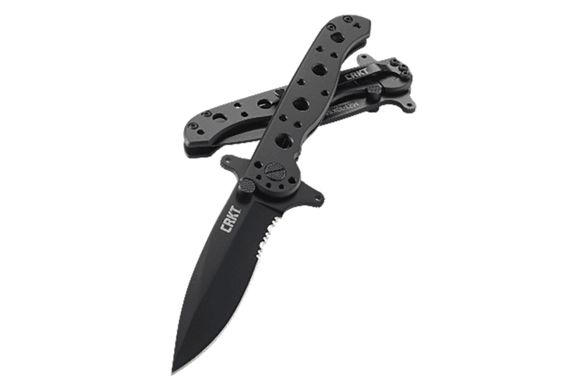 CRKT M21-10KSF foldekniv 10 cm sort håndtag i rustfrit stål