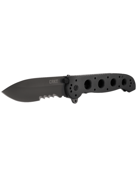 CRKT M21 folding knife with G10 black hole handle