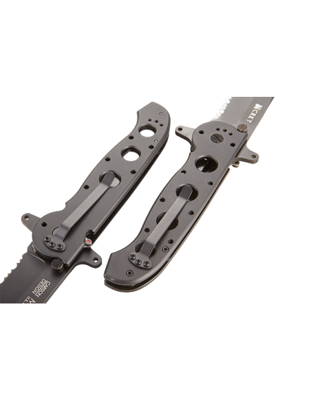 CRKT M21-14SF foldekniv 13,5 cm med håndtak i gråanodisert aluminium