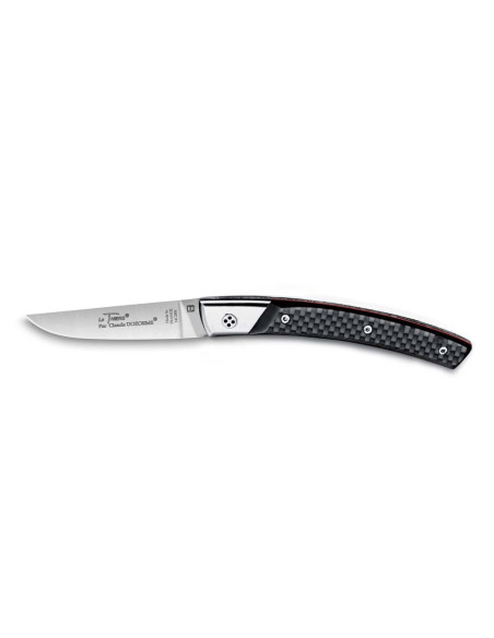 Le Thiers Secret foldekniv Claude Dozorme 11 cm kulfiberhåndtag
