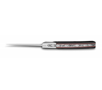 Le Thiers Secret fällkniv Claude Dozorme 11cm kolfiberhandtag 2
