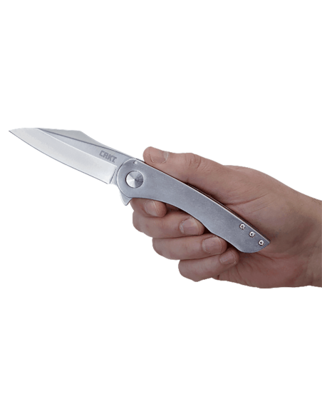 CRKT Jettison 6130 taittoveitsi 11.5cm ruostumattomasta teräksestä valmistettu kahva