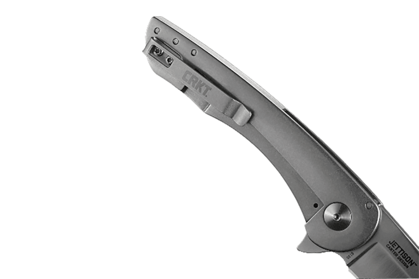 Navaja CRKT Jettison 6130 con mango de acero inoxidable de 11,5 cm