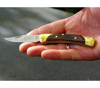 BUCK 55 taittoveitsi n° 55BRS eebenpuu kahva 9cm 2