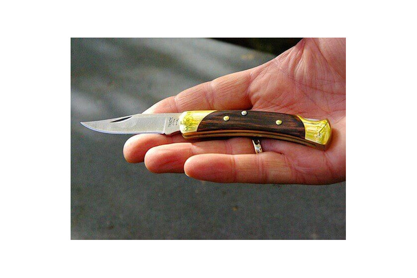 BUCK the 55 foldekniv n° 55BRS ibenholt håndtag 9cm