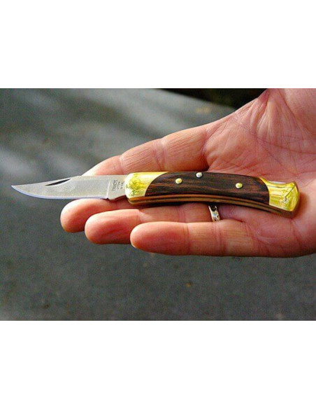 BUCK the 55 navaja plegable n° 55BRS mango de ébano 9cm