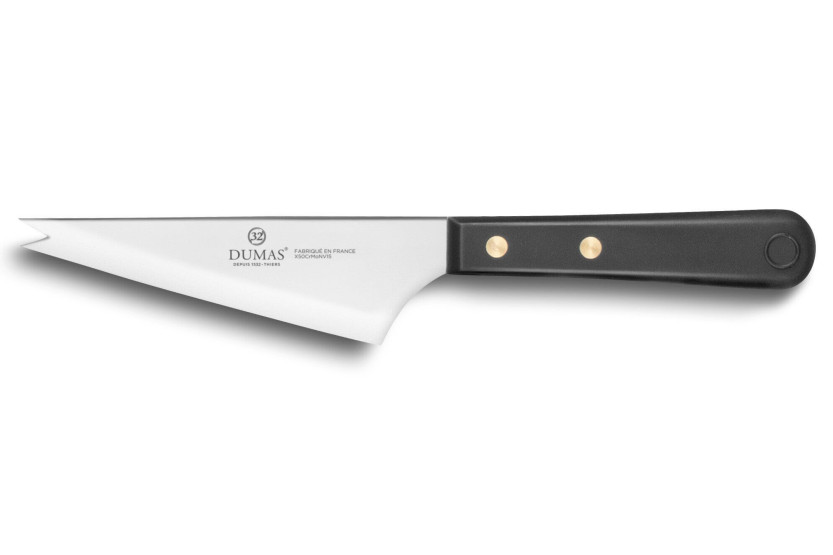 coltello da formaggio 2 denti 32 Dumas Affil acciaio inox 13 cm manico 2 rivetti