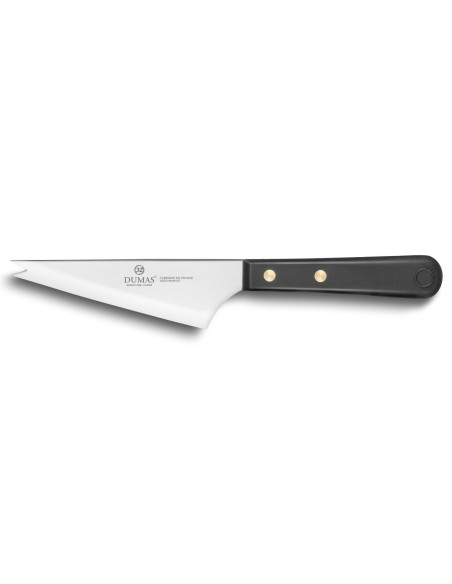 faca para queijo 2 dentes 32 Dumas Affil aço inoxidável 13cm cabo 2 rebites