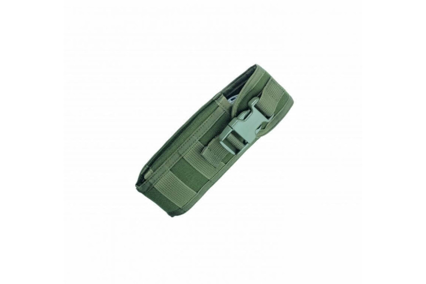 FOX MILITARY Coltello pieghevole Meskwaki tracker 17cm manico in micarta verde + fodero