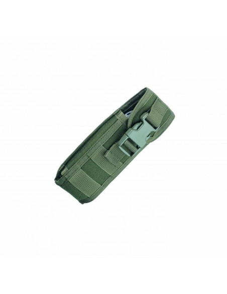 FOX MILITARY Meskwaki tracker foldekniv 17 cm, grønt micartahåndtak + slire