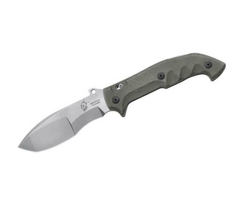 Foldekniv FOX MILITARY FX.500 Meskwaki tracker grønn micarta håndtak 17cm + slire