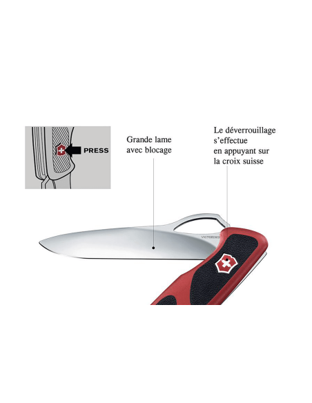 Schweizer Messer Victorinox Rangergrip Bi-Material 8-teilig
