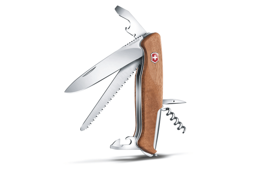 Victorinox sveitsiläinen taskuveitsi Ranger Wood 55 130mm 10 toimintoa