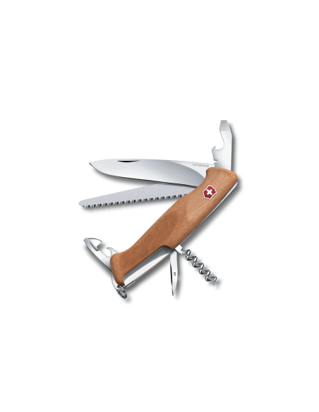 Victorinox schweizisk fickkniv Ranger Wood 55 130mm 10 funktioner