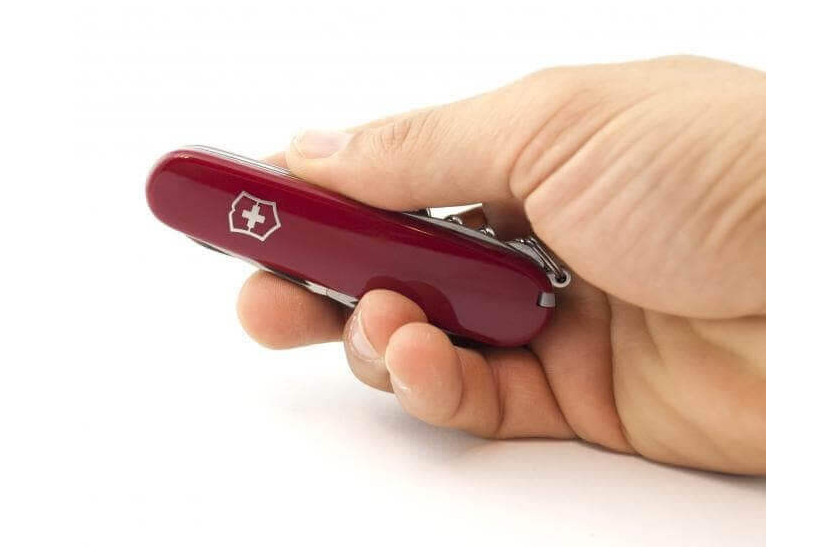 Victorinox Swiss Pocket Knife 11 pieces HUNTSMAN red