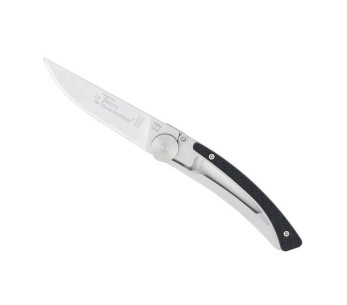 Claude Dozorme Le Thiers Liner Lock foldekniv i karbon 10,5 cm