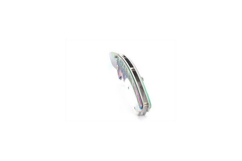 Herbertz 233511 titan regnbuebelagt foldekniv med 12 cm skaft