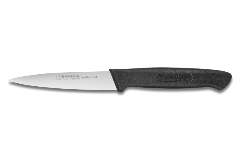 Cuchillo de pelar Creative Chef 8cm mango negro sobremoldeado Bargoin
