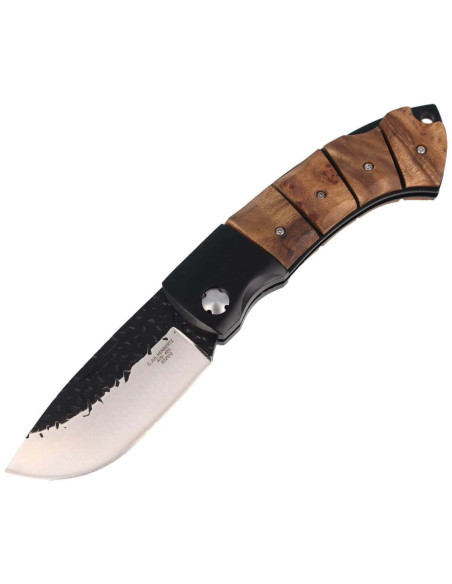 Herbertz 202512 halvgrov fällkniv med 12 cm japanskt trähandtag