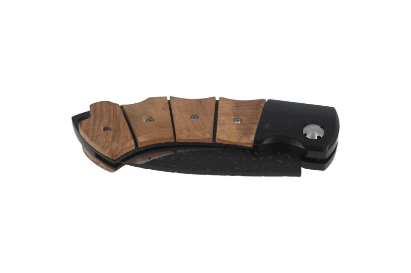 Klappmesser Herbertz 202512 halb roh japanischen Holzgriff 12cm