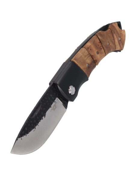 Klappmesser Herbertz 202512 halb roh japanischen Holzgriff 12cm