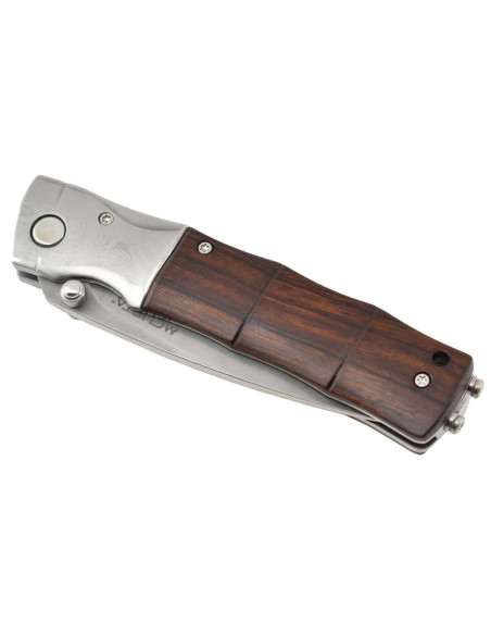 MCUSTA Bamboo MC.145 coltello pieghevole con manico in legno di ferro da 10 cm + fodero